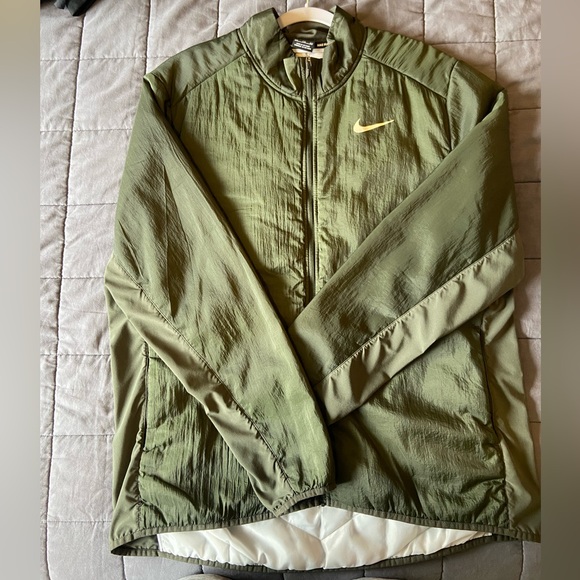 Nike Mens AeroLayer Insulated Running Jacket Size XXL BV4874-355 Sequoia Green - Picture 3 of 9